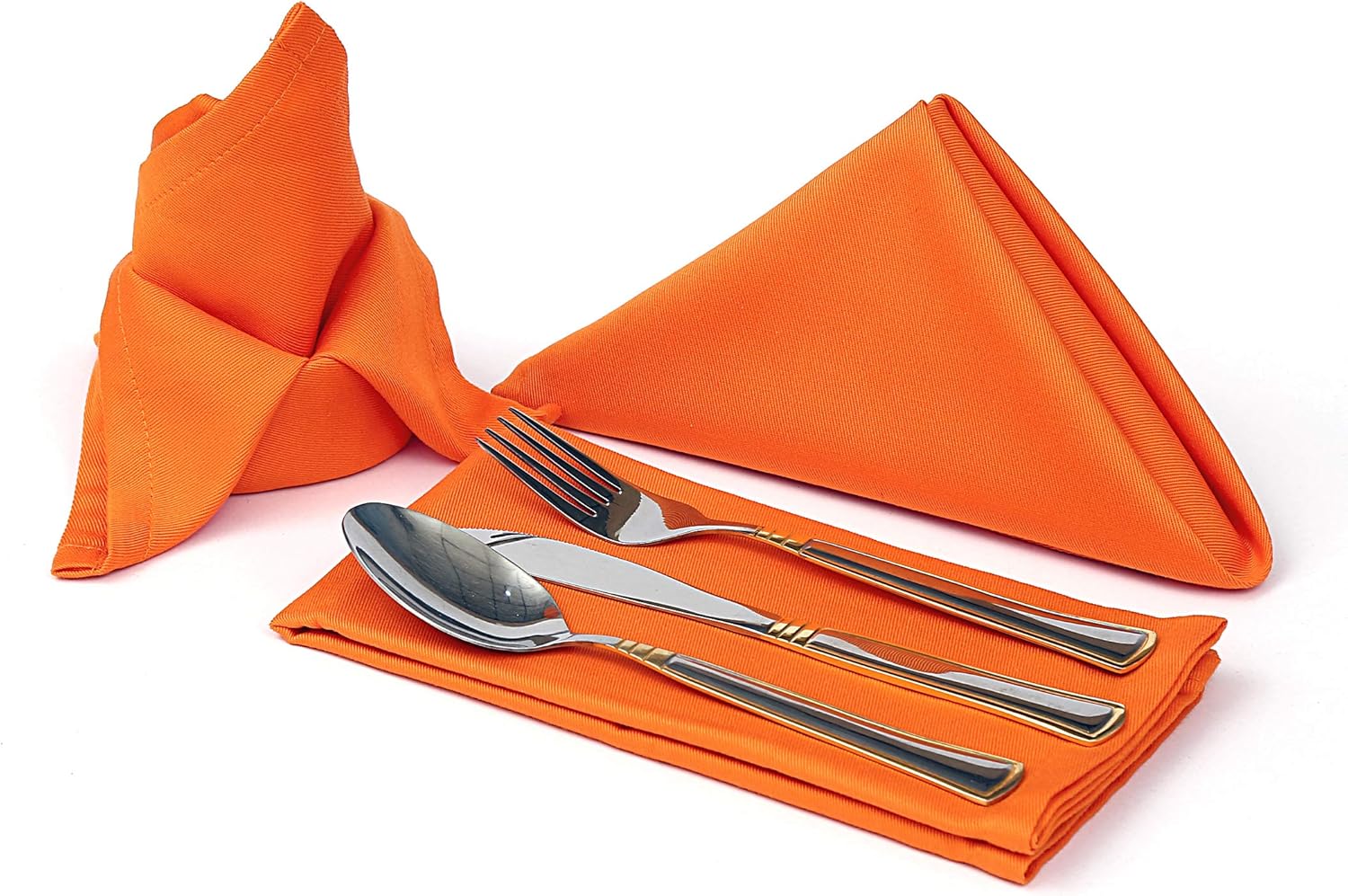 Ruvanti Table Cloth Napkins [12 Pack] Polyester Napkins/Reusable Dinner Napkins .Charcoal Grey Fabric Napkins Good for Weddings,Cocktail Parties, Holiday Dinner,Coffee Gatherings & Restaurant.: Home & Kitchen