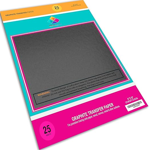 Graphite Transfer Carbon Paper 25 Sheets (9