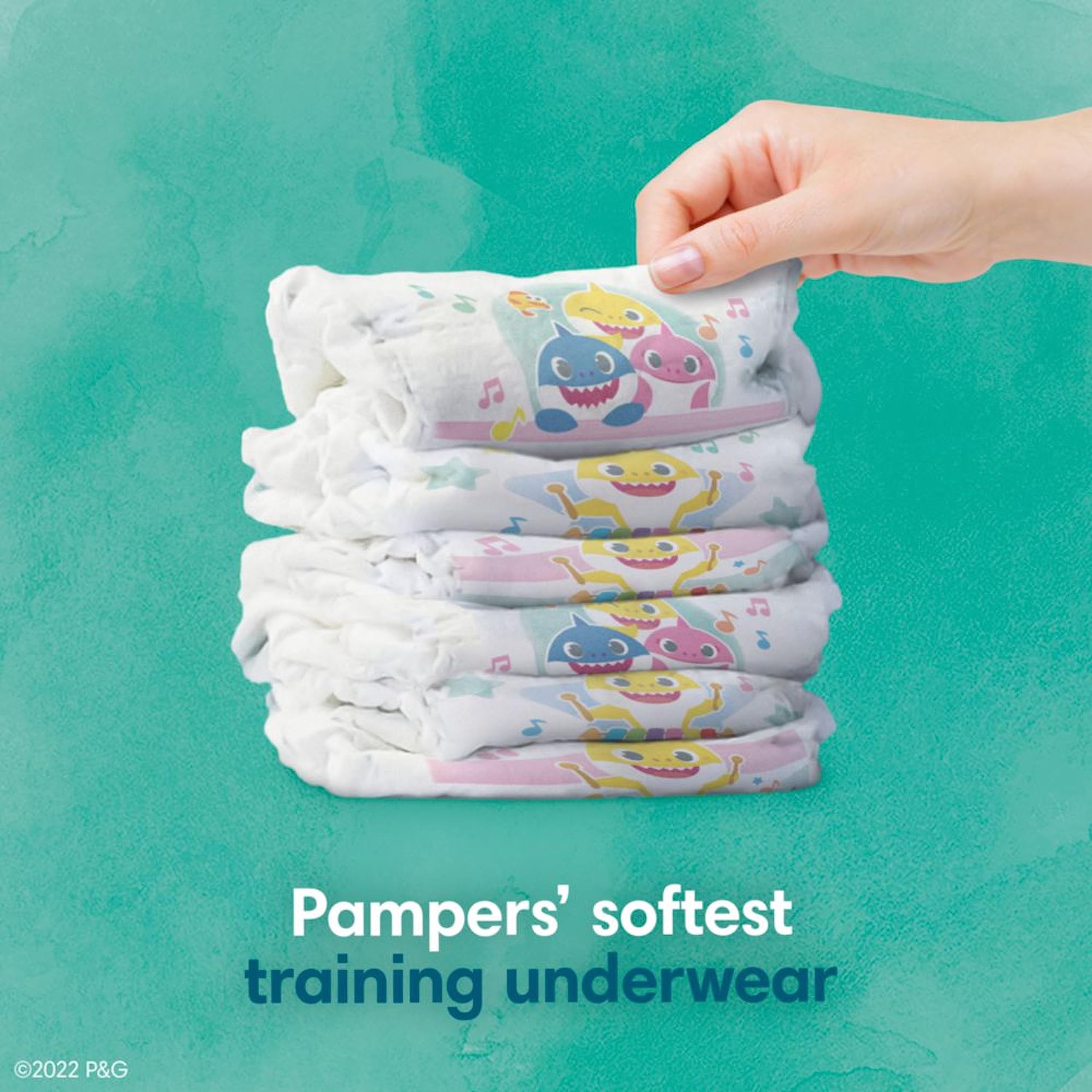 Pampers Pure Protection Training Underwear, Unisex, Size 2T3T, 100 Count, Premium, Hypoallergenic, Soft, Absorbent