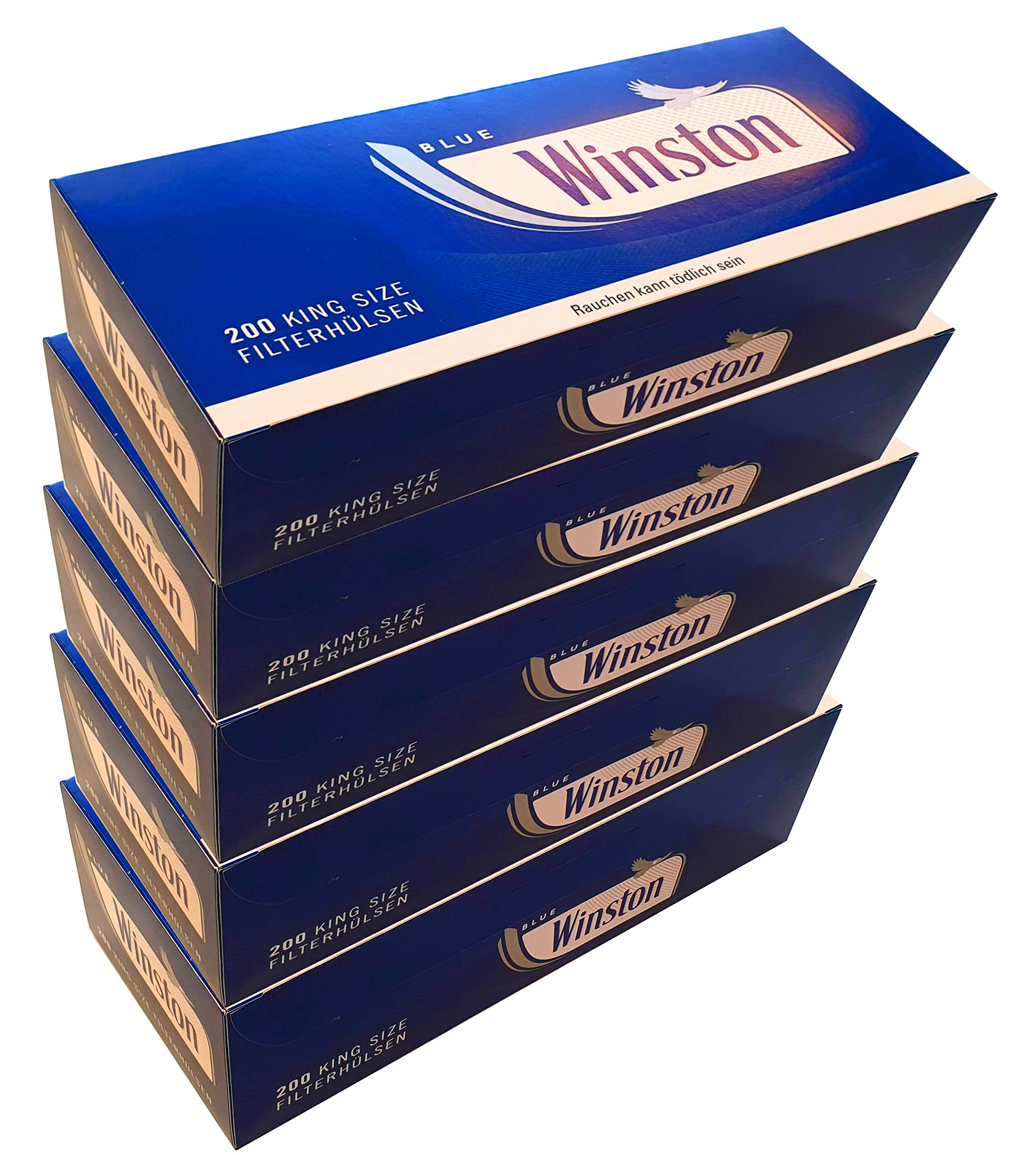 Winston 1000 (5 x 200) Blue (Sleeves, Filter Tubes, Cigarette Tubes