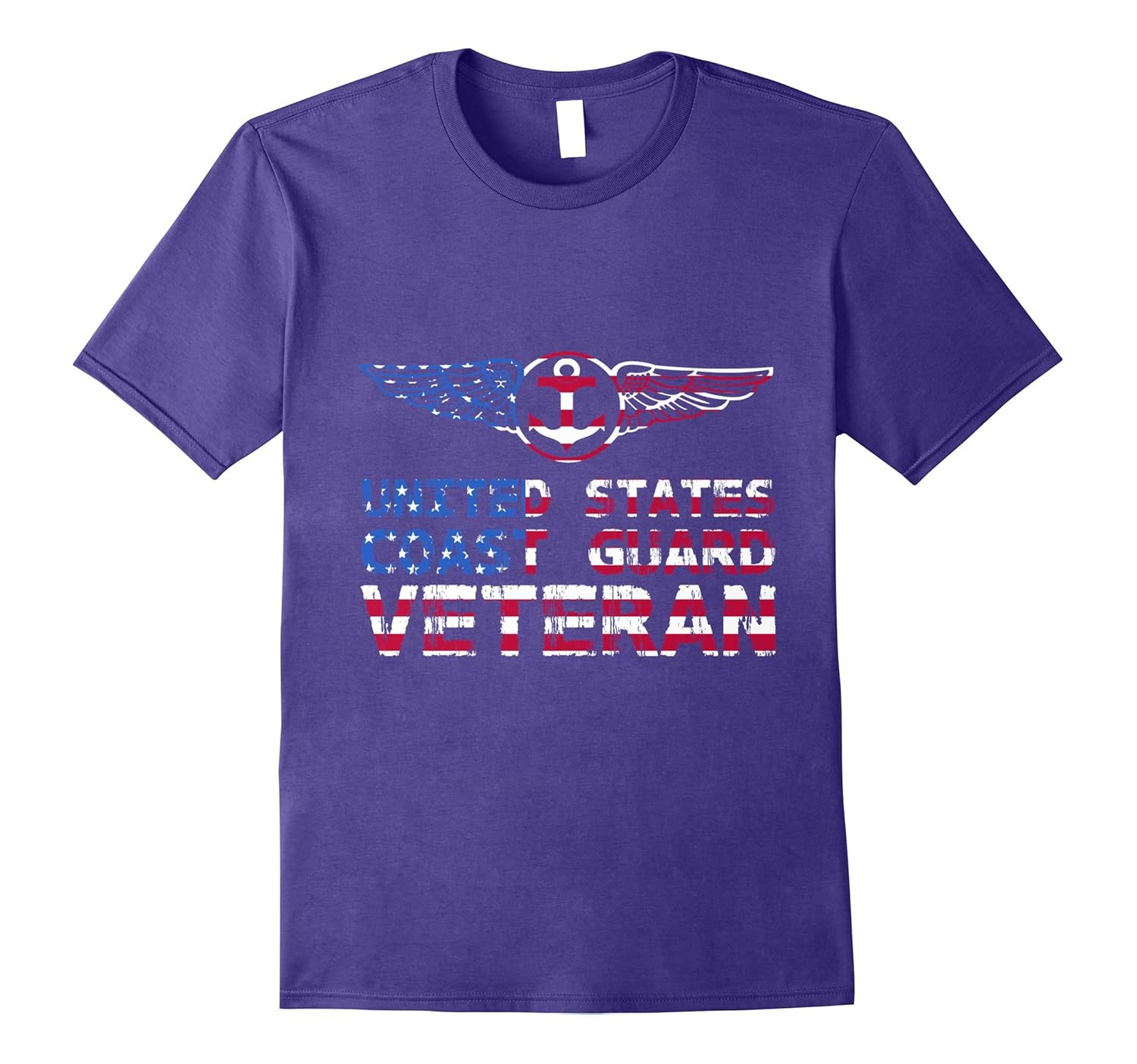 United States Coast Guard Veteran Tshirt-Rose