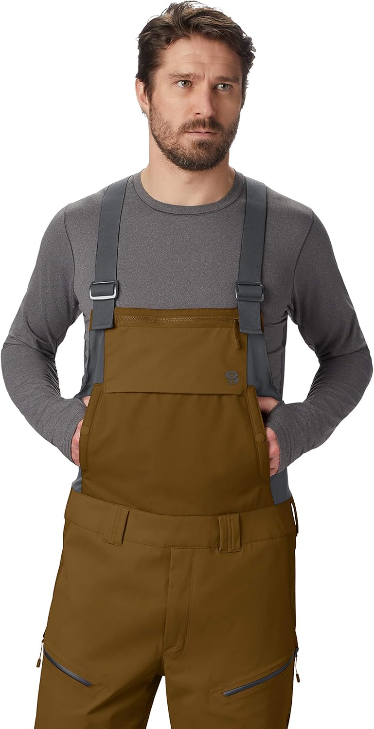 Mountain Hardwear FireFall Bib Pant Men’s Insulated Bib Overalls for Skiing and Outdoor Recreation : Clothing