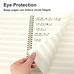 Blank Sheet Music Notebook, 160 Pages Composition