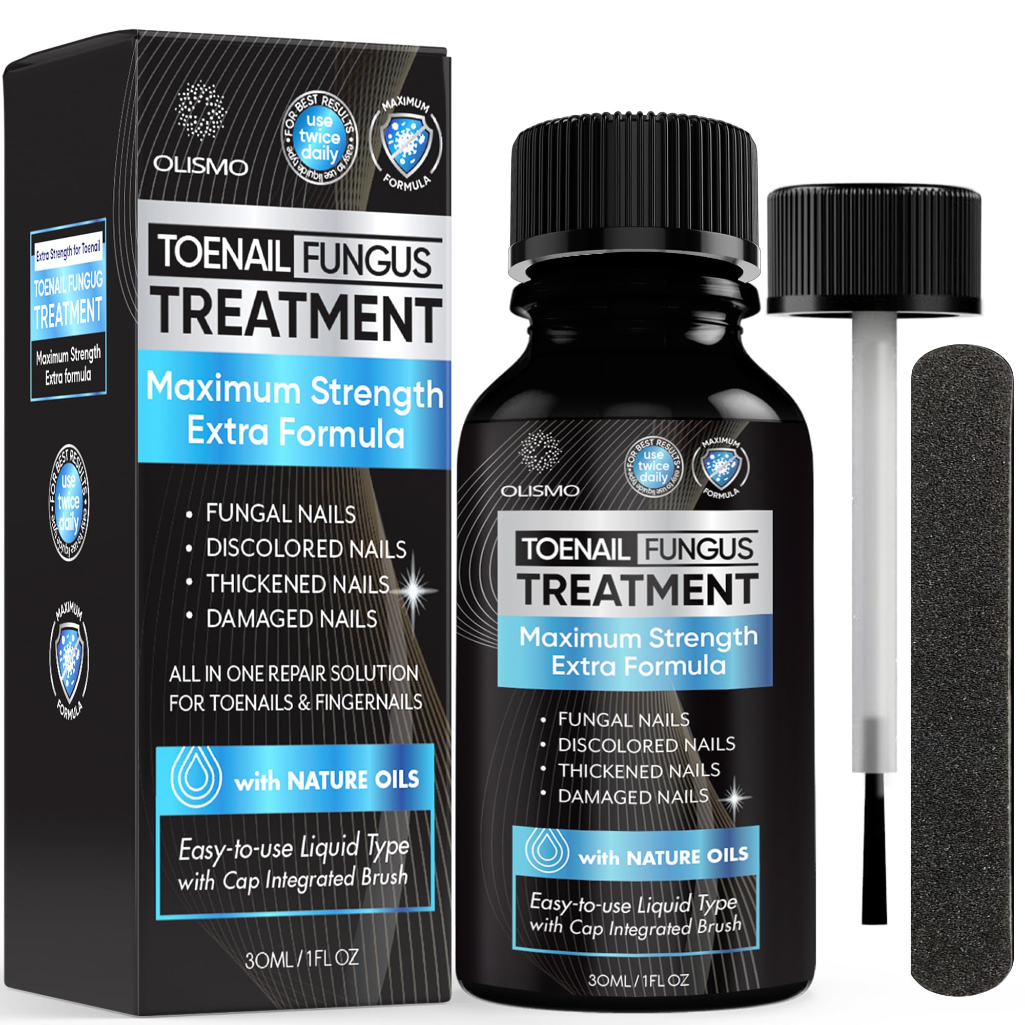 Toenail Fungus Treatment, Nail Fungus Treatment for Toenail, Toe Nail Fungus Treatment Extra Strength for Woman and Man, Nail Fungus Treatment 30ML (1 FLOZ)