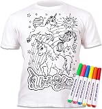 Splat Planet Colour-in Unicorn T-Shirt 