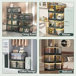 Sineda Storage Bins with Lids - 8.4 Gallon