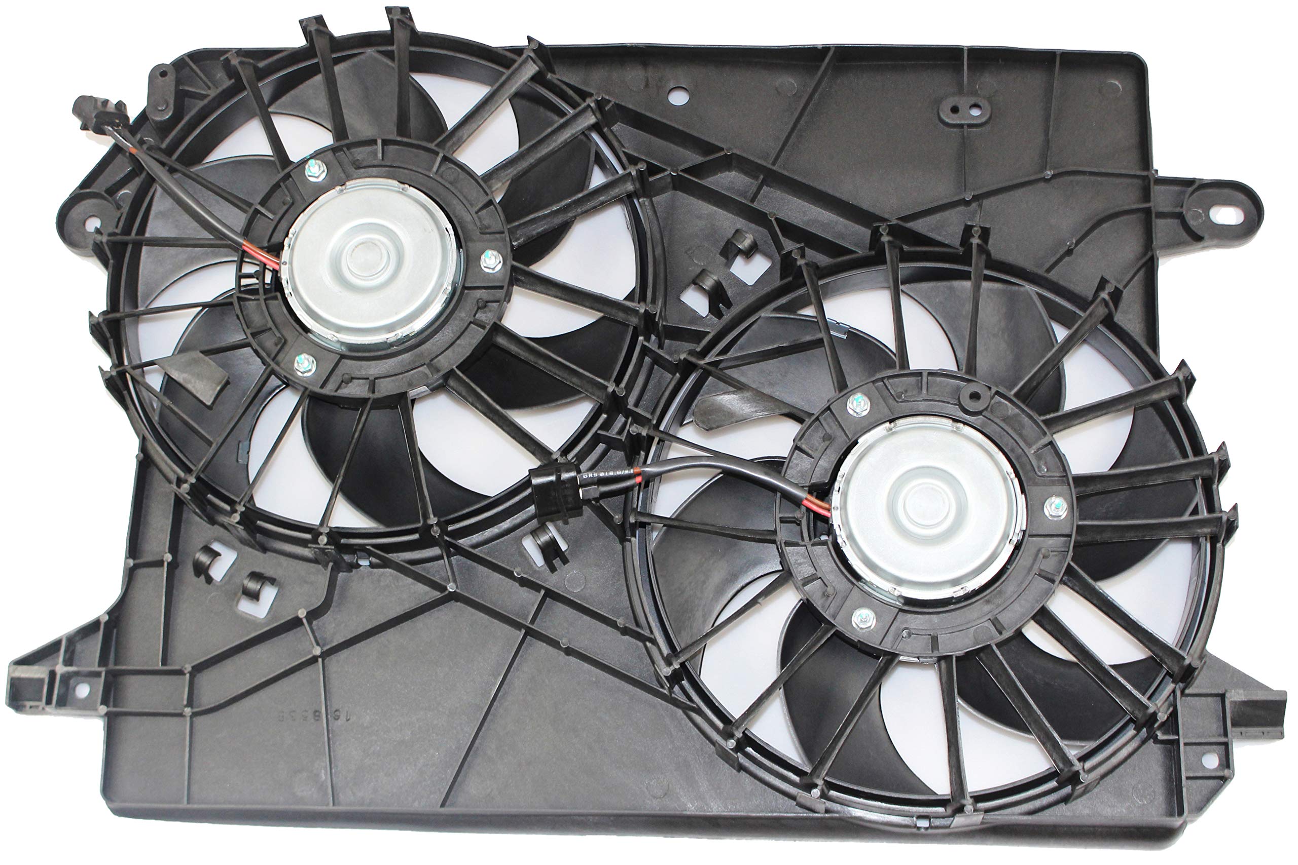Photo 1 of MYSMOT 620-039 Engine Radiator Dual Cooling Fan for Chrysler 300 2005 2006 2007 2008 Dodge Challenger 2008 Charger 2006-2008 Magnum 2005-2008, 5137713AA 5174358AA CH3115132