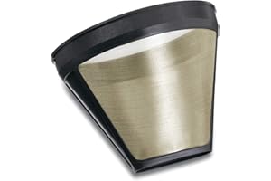 Cuisinart Gold Tone Coffee Filter, 10-12 Cup Cone, Burr Mill (GTF-1C)