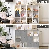 GRANNY SAYS Storage Cube Boxes Pack of 6 33x33x33 cm Grey view 5
