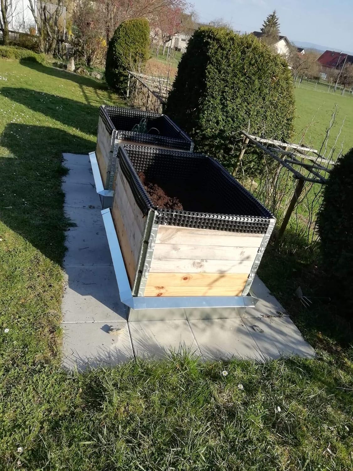 Lust Blechwaren Galvalume® Valla de Caracoles de Aluminio 10 x 1 ...