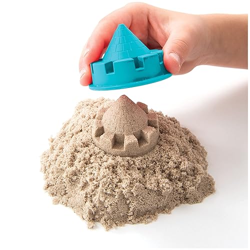 Kinetic Sand, Folding Sand Box with 2lbs of Kinetic Sand and Mold
