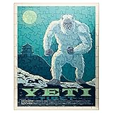 MyPuzzle Mythical Creatures: Yeti, Vintage Poster