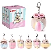 GUND Pusheen Tropical Vacation 3-Inch Surprise Plush (UNbox 1 of 8 Styles) | Blind Bag Mystery Unboxing Inspires Fun Beach Roleplay Adventures; Includes One Random 3.5-Inch Stuffed Keychain Bag Charm