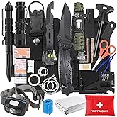 Gifts for Men, Women, Dad Christmas PIXATO Survival Kits, Survival Gear and Equipment 116-in-1, Emergency Kit with First Aid Kit, Tactical Pen, Fishing Kit, Headlamp for Camping, Hiking, Hunting