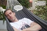 GOCAN Brazilian Double Hammock 2 Person 220x160cm Dark Grey XL 300kg view 5