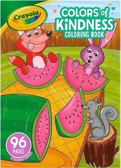 Crayola Colours of Kindness Colouring Book 48 Pages Kids 3+