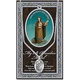 St Brendan Medal with Prayer Pamphlet - Genuine Pewter