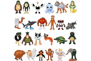 Mushplushies 24PCS Italian Brainrot Steal a Brainrot Toys, Brain Rot Action Figure, 1.8" Tralalero Tralala Tung Tung Tung Sahur Doll, Party Favors for Kids Birthday Decorations