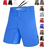 Exxact Sports Pro MMA Shorts, No-Gi BJJ Jiu Jitsu Shorts for Men, Boxing, UFC, Cross Training, Kickboxing & Grappling Shorts