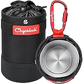 Chyaidach Tool Belt Pouch with Belt Clip, Steel Liner & Carabiner, Clip On Tool Pouch Bag for Nails, Screws – Fits All Belts, Backpack & Bag – Ideal for Carpenter, Electrician, Contractor