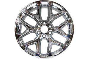 Factory Wheel Replacement New 22x9" 22 Inch Chrome Aluminum Alloy Wheel Rim for 2015 2016 2017 2018 2019 2020 Cadillac Escalade GMC Yukon Denali Chevrolet Tahoe Suburban | ALY05668U85N