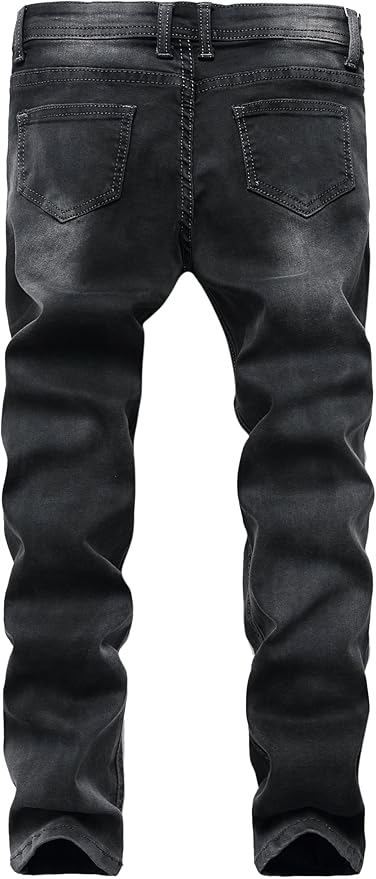 boys black super skinny jeans