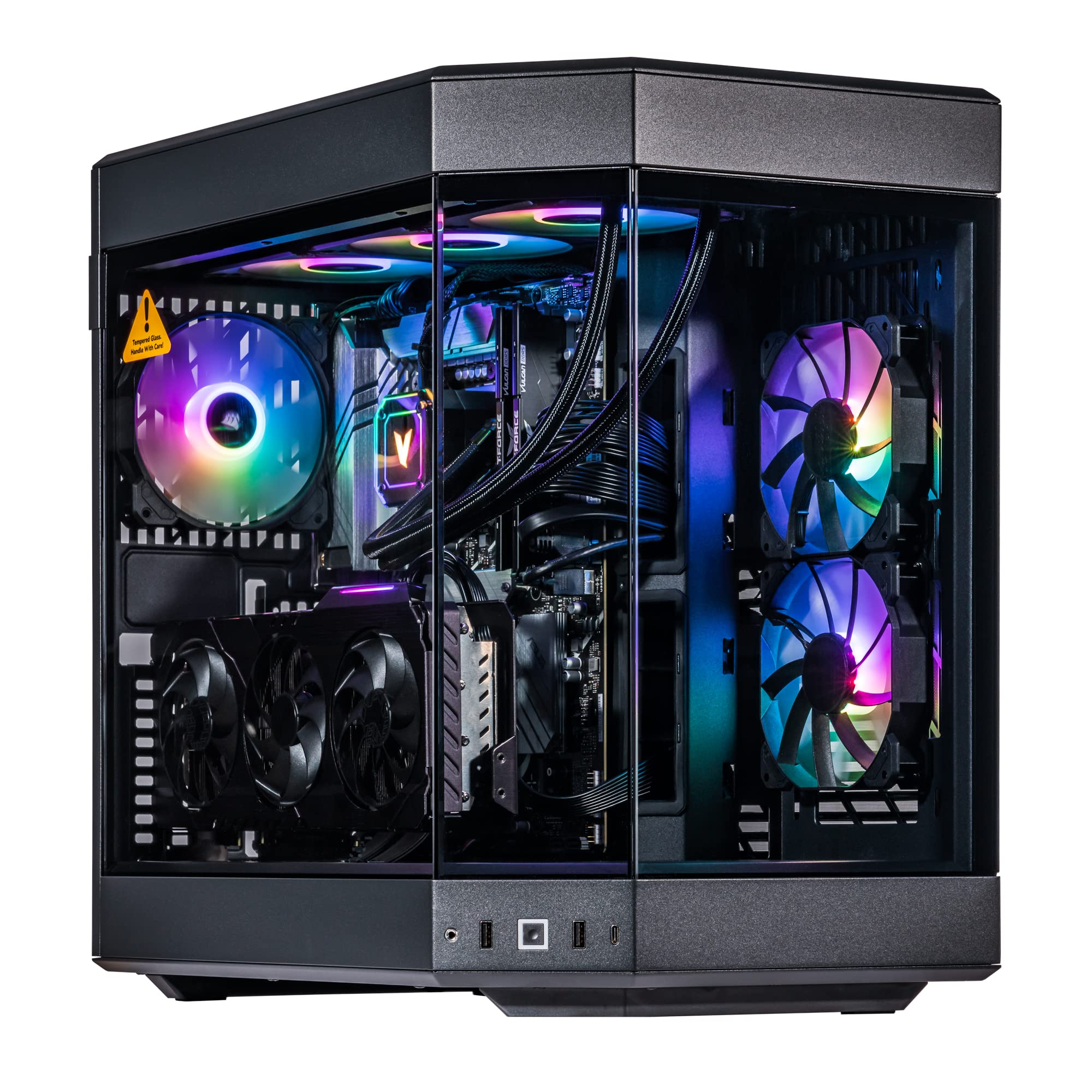 Velztorm Black Praetix Custom Built Y60 Gaming