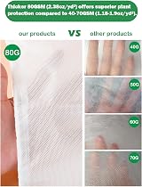 Abimars 2 Pack Garden Fleece 200x200 cm 80gsm Frost Protection Covers view 5