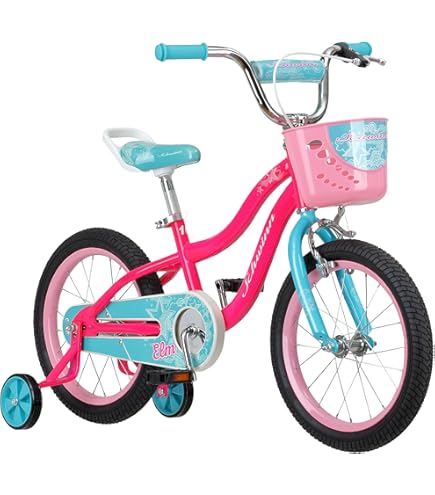 Petimini Retro Vintage 16 Inch Kids Bike For 4-7 Years Old Girls