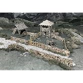 Battle Systems Fantasy Terrain Stone Walls - 28-35mm DND D&amp;D RPG Wargames Historical/Fantasy Card Scenery