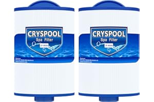 Cryspool® 06004 Filter Compatible with Artesian Spas 06-0014-12, PMA-R1/x268546 with Closed Handle(Not be Removed), 6CH-352, FC-0318, PAS40-F2M, 06-0055-12, 35 Sq. Ft Spa Filter Cartridge, 2 Pack