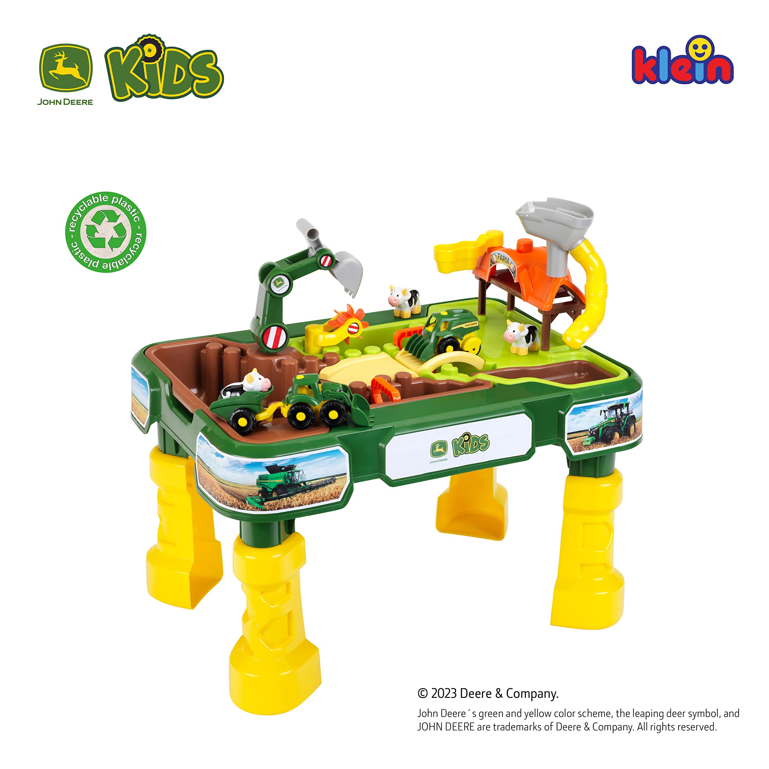 Klein Theo John Deere Farm Sand and Water Play Table - 3949, Multiple