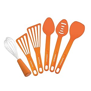 Rachael Ray Tools 6-Piece Tool Set, Orange