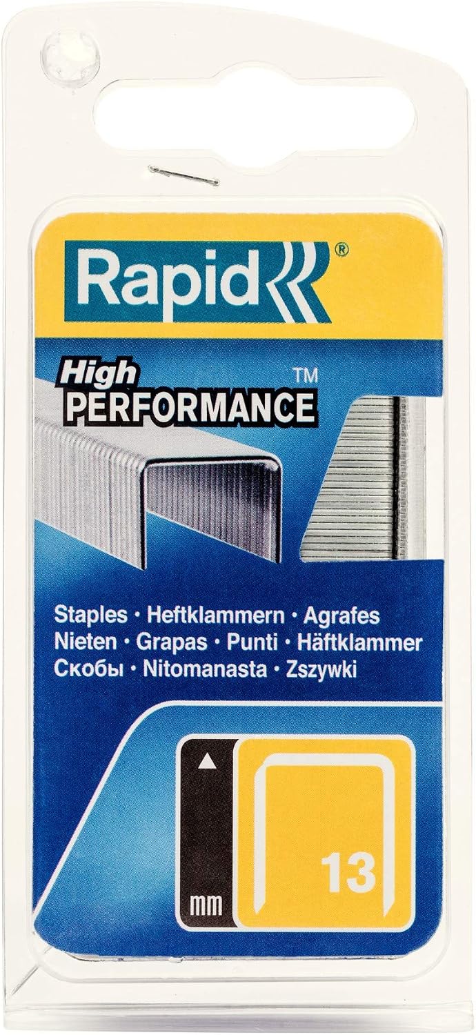 Rapid High-Performance Staples for Textiles Finewire No. 13, Leg Length 4mm, Staple Gun Staples, Galvanised Steel - Image 5