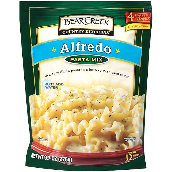 BEAR CREEK PASTA MIX, ALFREDO, 9.7 OUNCE