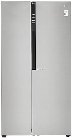 LG 679 L Frost Free Side-by-Side Refrigerator(GC-B247KQDV.ADSQEBN, Graphite steel, Inverter Compressor)