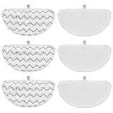 6 Pack 1940 for Bissell Steam Mop Pads for Bissell PowerFresh Steam Mop 1806 1544 1440 2075A 2685A 1940W 19404 Series, Model 19402 19408 1940a 1940f 1940q 1940t B0006 B0017, Part #5938#203-2633