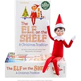 The Elf on the Shelf Box Set - Poseable Boy Scout Elf with Blue Eyes | Official Elf doll with bendable arms &amp; legs, Christmas tradition storybook, adoption certificate, ages 3+