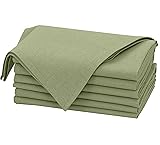 Ruvanti Linen Napkins Set of 6, 18x18 Cloth