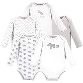 Touched by Nature Unisex Baby Organic Cotton Long-Sleeve Bodysuits