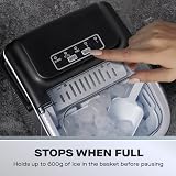Daewoo 12kg Ice Maker Portable with Handle Two Size Options Self-Cleaning view 3