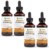 Maxx Herb Astragalus Root Extract - Max Strength Liquid Tincture Absorbs Better Than Capsules or Powder, for Immune Support and Mental Clarity - 4 Bottles, 4 Oz Each (240 Servings)