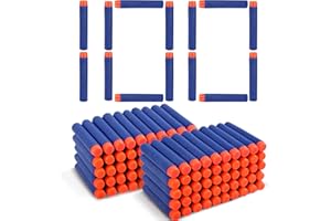 VCOSTORE Foam Bullets,Nerf Bullets 100 200 400 Refill Bullets for Nerf N-Strike Elite Darts Refill,EVA Non-Toxic Material Fir