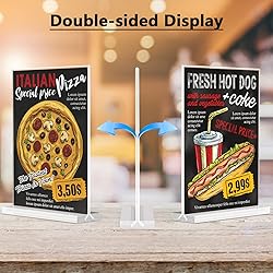 MaxGear Acrylic Sign Holder 8.5x11 Inches 2