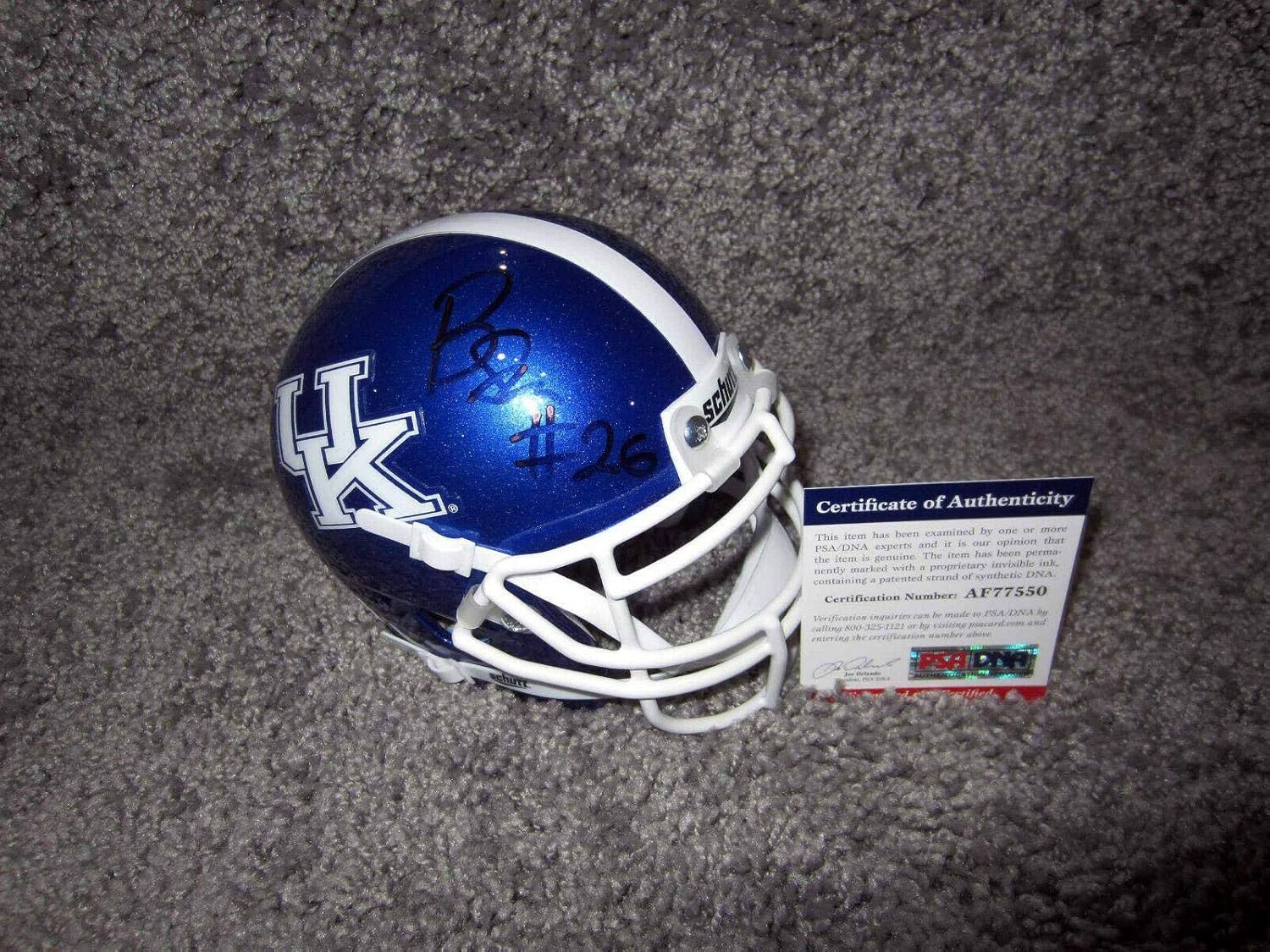 benny snell autograph