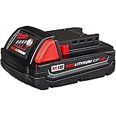 Milwaukee M18 48-11-1815 Compact 18V 1.5 Amp Hour Red Lithium Ion Battery w/ Onboard Fuel Gauge