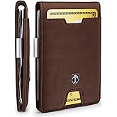 TRAVANDO Mens Wallet with Money Clip AUSTIN RFID Blocking Bifold Credit Card Holder for Men with Gift Box