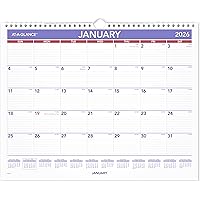 AT-A-GLANCE 2026 Wall Calendar, 15" x 12", Medium, Wide (PM82826)