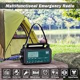 Mesqool 5000mAh DAB+/FM Emergency Radio Solar Wind Up Torch Light view 3