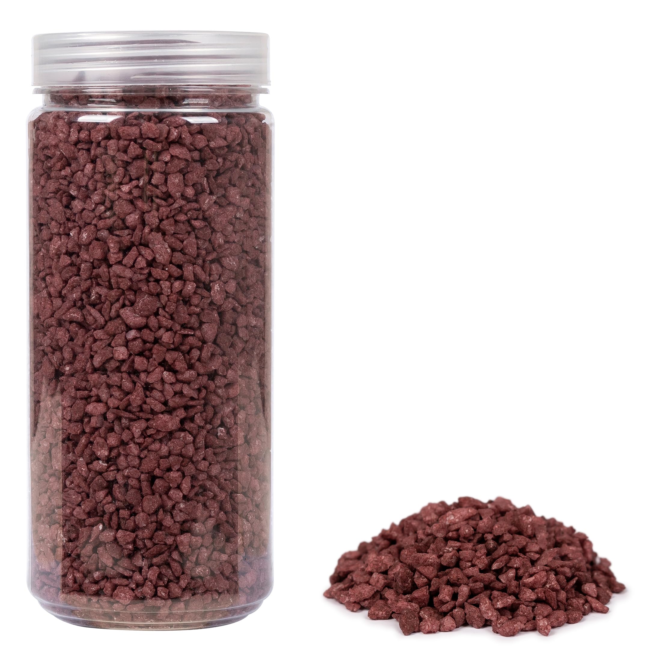 Heku 30332-15: Burgundy Decorative Granules 750 g in Resealable Tin